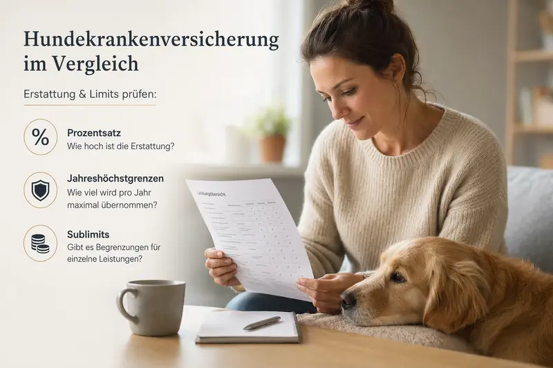 Hund beim Tierarzt – Symbolbild für Kostenabsicherung durch Hundekrankenversicherung