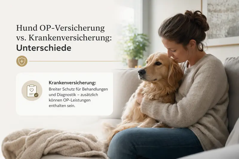 Hund beim Tierarzt – Entscheidung zwischen OP-Versicherung und Krankenversicherung