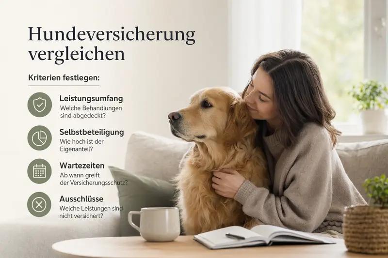 Hund mit Halterin im Alltag – Symbolbild für verantwortungsvolle Absicherung