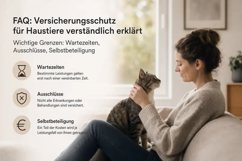 Katze liegt entspannt zu Hause – Symbol für planbaren Versicherungsschutz