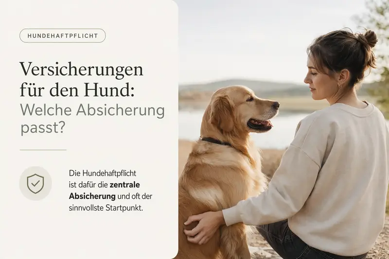 Hund an der Leine im Alltag – Orientierung zu passenden Hundeversicherungen