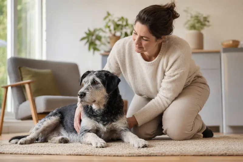 Hund beim Tierarzt zur Vorsorgeuntersuchung