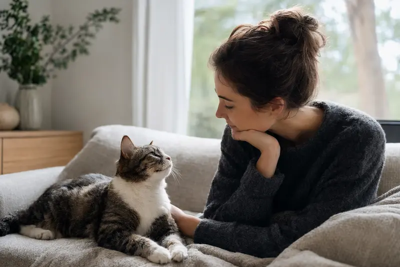 Katze beim Tierarzt-Check als Symbol für Vorsorge und Absicherung