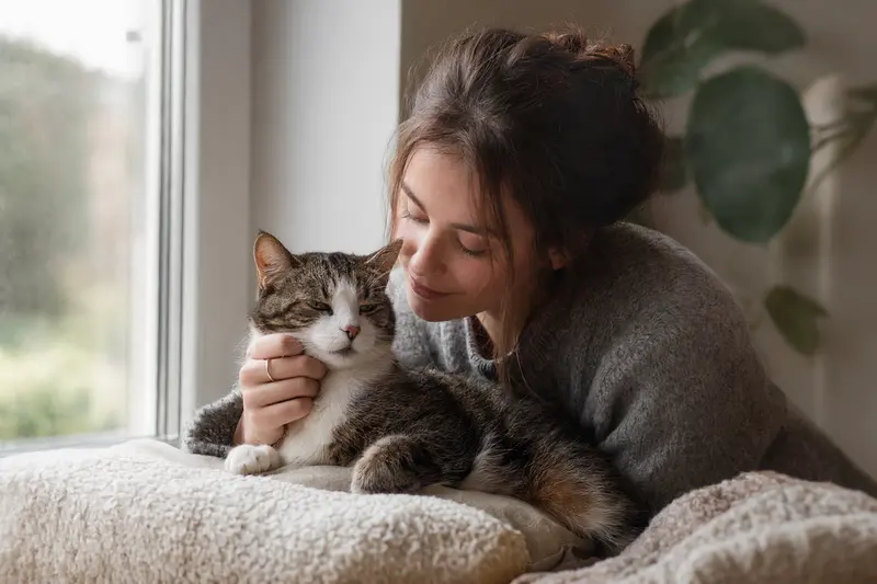 Katze beim Tierarzt zur Vorsorgeuntersuchung