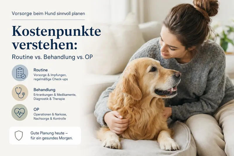 Hund beim Tierarzt zur Vorsorgeuntersuchung