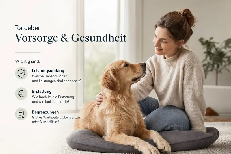 Haustier beim Gesundheitscheck als Symbol für Vorsorge und Tierkrankenversicherung