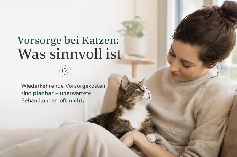 Katze beim Gesundheitscheck in ruhiger Umgebung