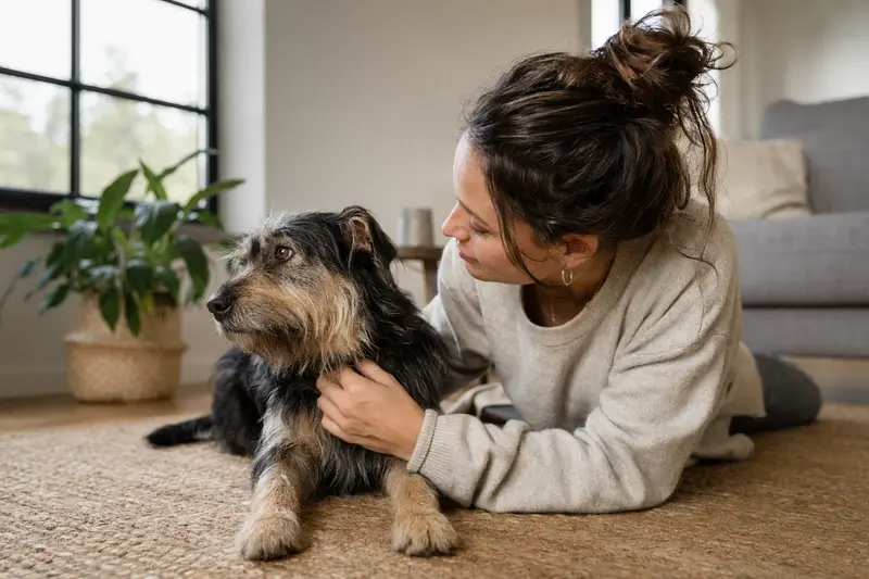 Hund beim Tierarzt-Check-up als Symbol für Vorsorge