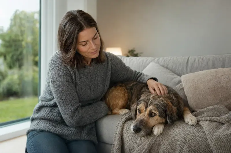 Hund beim Tierarzt – Symbolbild für Leistungsbeginn und Wartezeit in der Tierkrankenversicherung