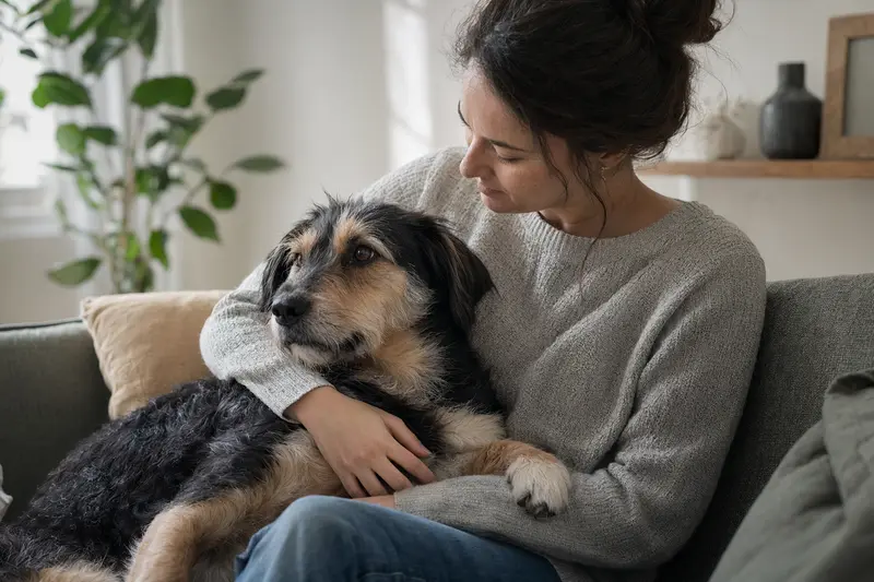 Hund beim Tierarzt – Symbolbild für Leistungsbeginn und Versicherungsbedingungen
