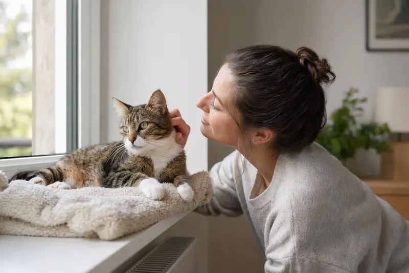 Katze beim Tierarzt – Symbolbild für Gesundheitskosten, Wartezeiten und Vorerkrankungen