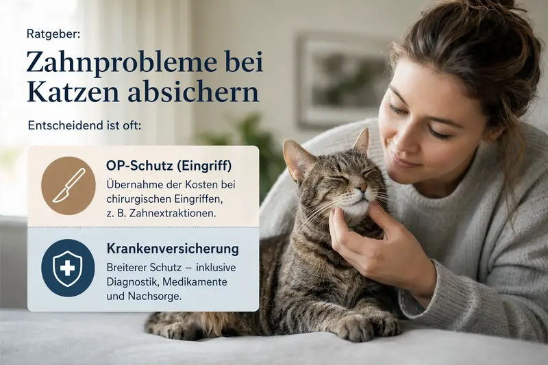 Katze beim Tierarzt – Fokus auf Zahngesundheit und Behandlung