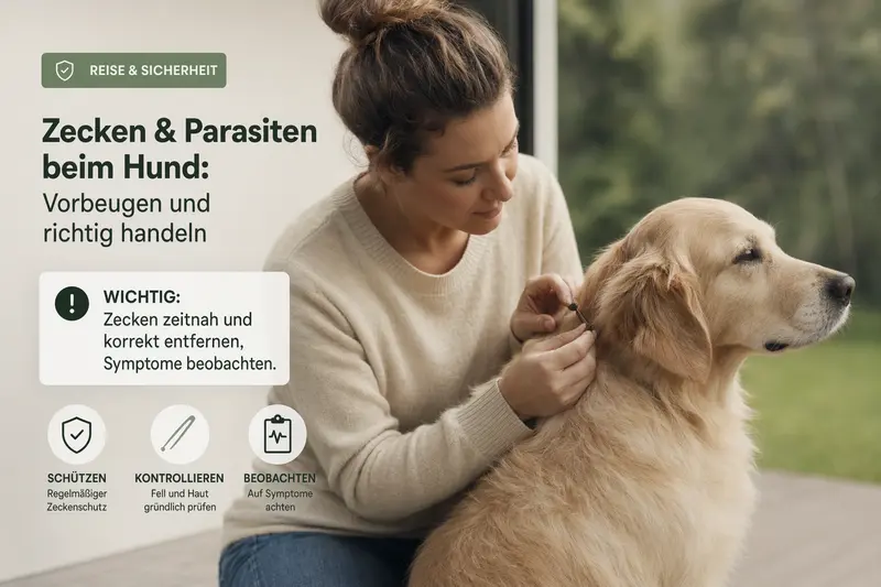 Hund im Freien – Thema Zecken- und Parasitenschutz