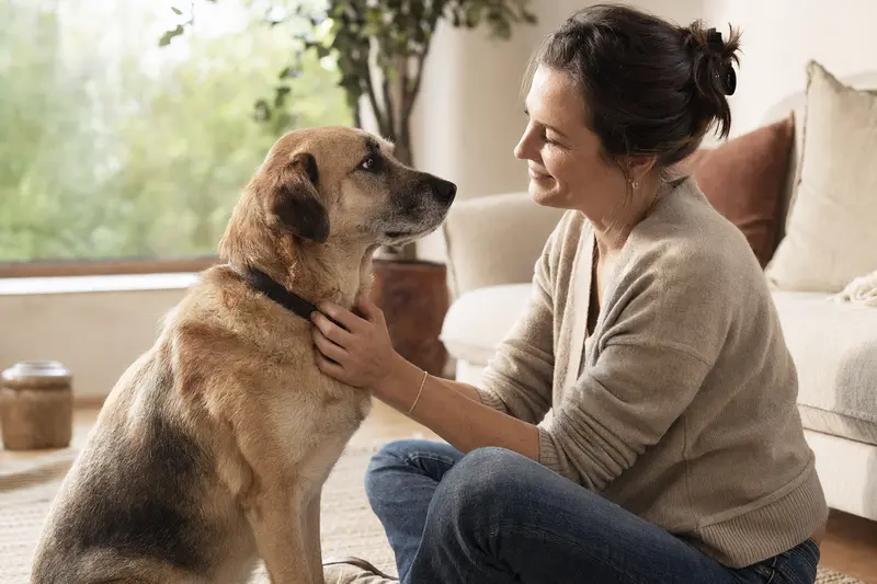Charnegue Hund in aufmerksamer Haltung vor hellem Hintergrund als hochwertiges Tierportrait für einen Ratgeber zu Hundegesundheit und Versicherung.