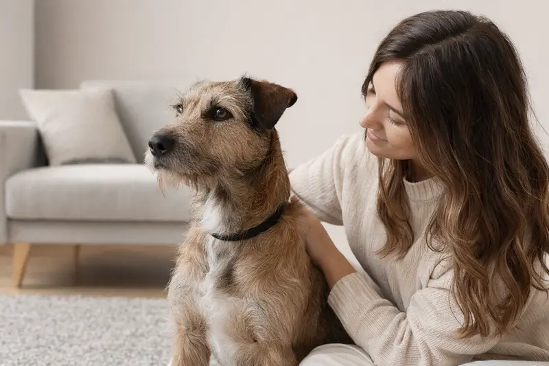 Da Capo Dog Hund in aufmerksamer, natürlicher Haltung vor hellem neutralen Hintergrund, als realistisches Hundeportrait im seriösen Ratgeberstil.
